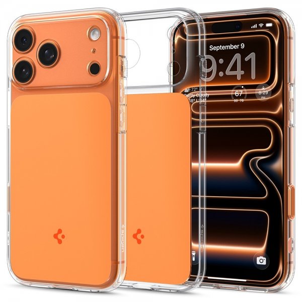 Spigen iPhone 17 Pro Max Cover Ultra Hybrid T MagFit Glossy Orange
