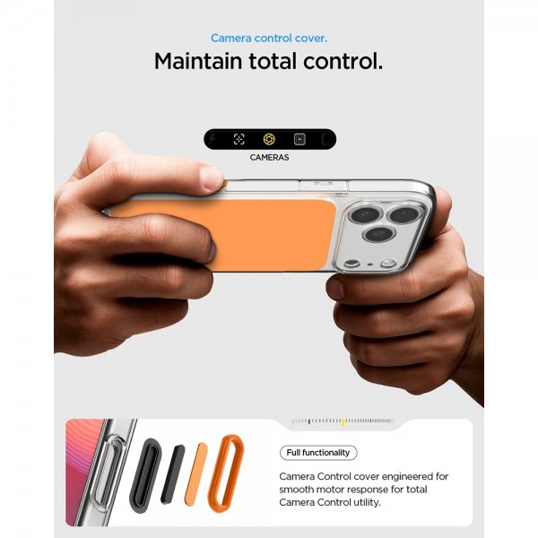 Spigen iPhone 17 Pro Max Cover Ultra Hybrid T MagFit Glossy Orange