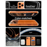 Spigen iPhone 17 Pro Max Cover Ultra Hybrid T MagFit Glossy Orange