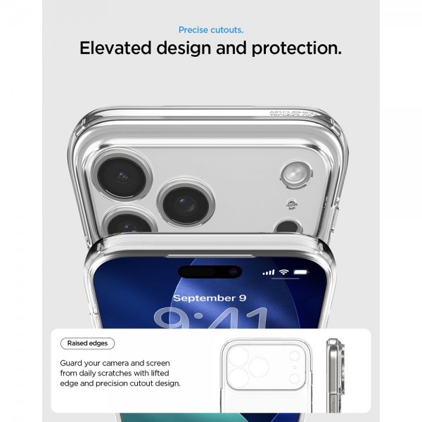 Spigen iPhone 17 Pro Max Cover Ultra Hybrid T MagFit Glossy White