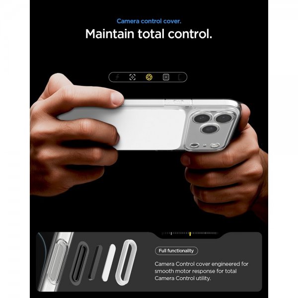 Spigen iPhone 17 Pro Max Cover Ultra Hybrid T MagFit Glossy White