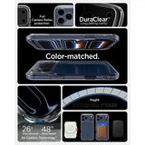 Spigen iPhone 17 Pro Max Cover Ultra Hybrid T MagFit Mat Blå