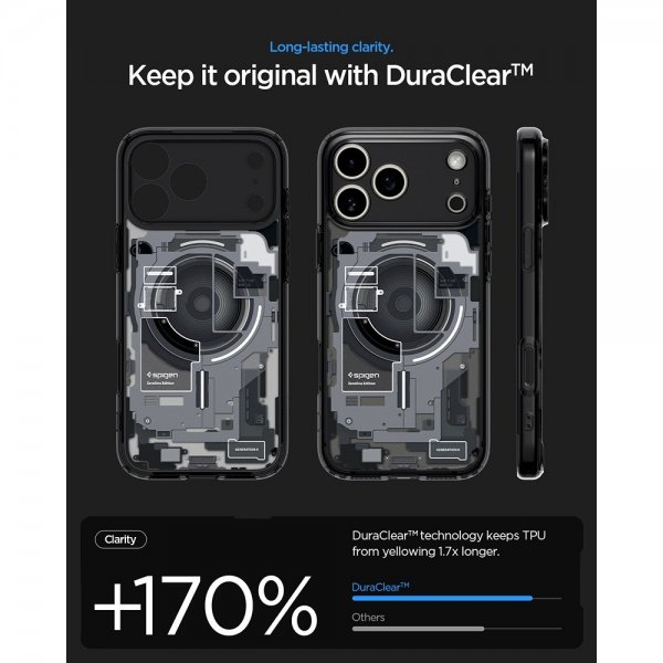 Spigen iPhone 17 Pro Max Cover Ultra Hybrid Zero One MagFit Sort