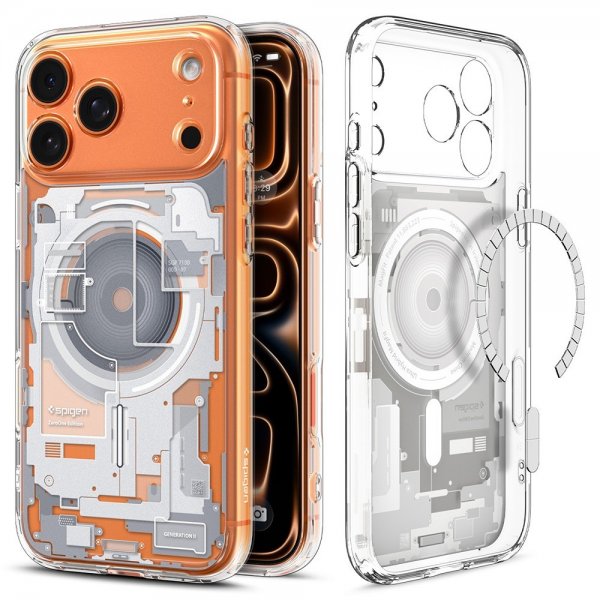 Spigen iPhone 17 Pro Max Cover Ultra Hybrid Zero One MagFit Hvid