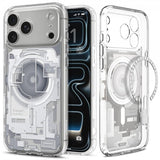 Spigen iPhone 17 Pro Max Cover Ultra Hybrid Zero One MagFit Hvid