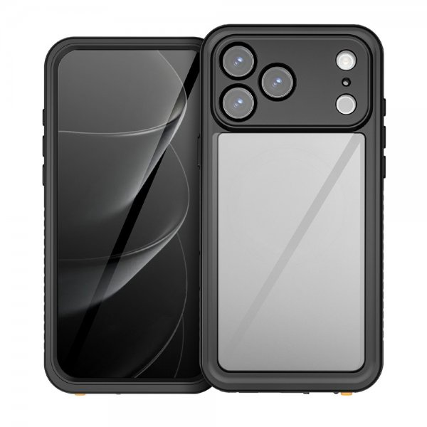 Redpepper iPhone 17 Pro Max Cover Vandtæt IP68 Sort