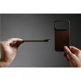 Nomad iPhone 17 Pro Max Skin Mag Læder Bagside Rustic Brown
