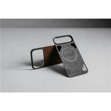 Nomad iPhone 17 Pro Max Skin Mag Læder Bagside Rustic Brown