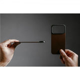 Nomad iPhone 17 Pro Max Skin Mag Læder Bagside Rustic Brown