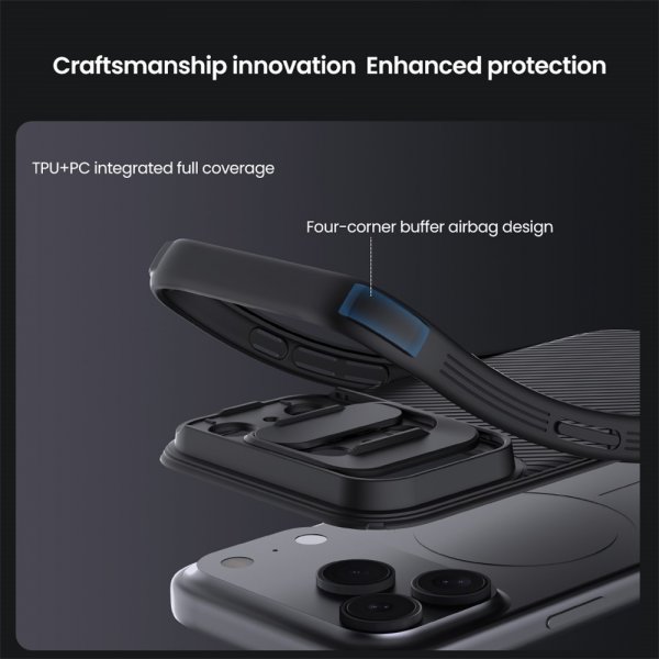 Nillkin iPhone 17 Pro Cover CamShield Pro MagSafe Sort