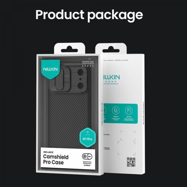 Nillkin iPhone 17 Pro Cover CamShield Pro Sort