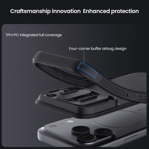 Nillkin iPhone 17 Pro Cover CamShield Pro Sort