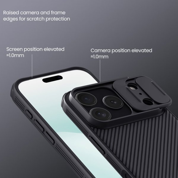 Nillkin iPhone 17 Pro Cover CamShield Pro Sort