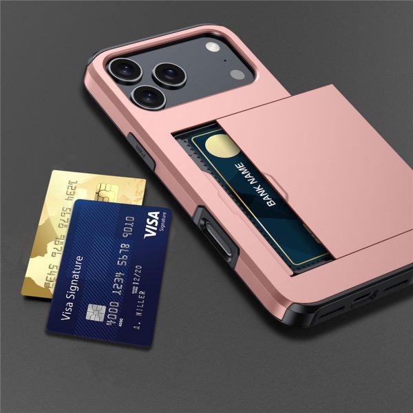iPhone 17 Pro Cover Card Slide Rosaguld