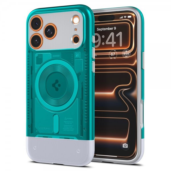 Spigen iPhone 17 Pro Cover Classic C1 MagFit Bondi Blue