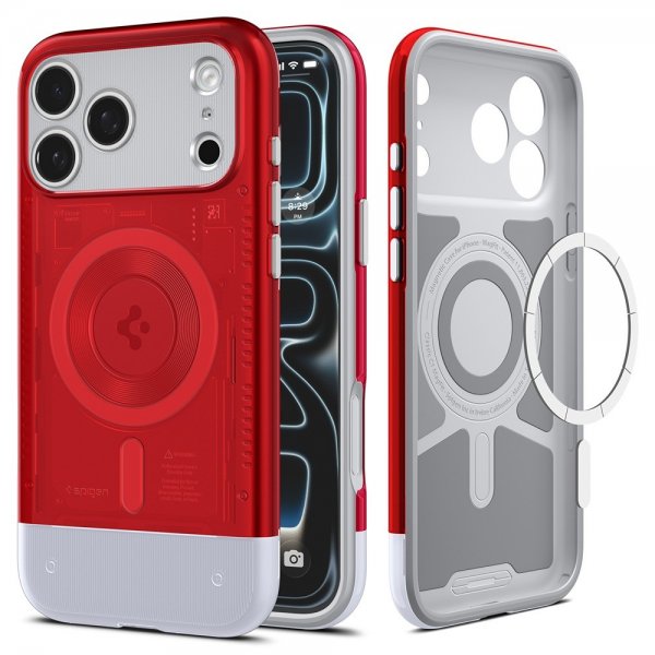 Spigen iPhone 17 Pro Cover Classic C1 MagFit Ruby