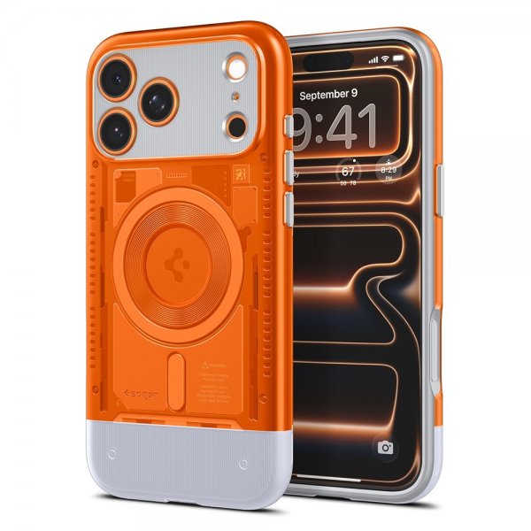 Spigen iPhone 17 Pro Cover Classic C1 MagFit Tangerine