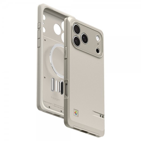 Spigen iPhone 17 Pro Cover Classic LS MagFit Stone