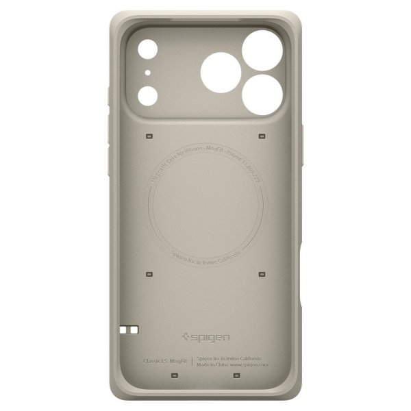 Spigen iPhone 17 Pro Cover Classic LS MagFit Stone