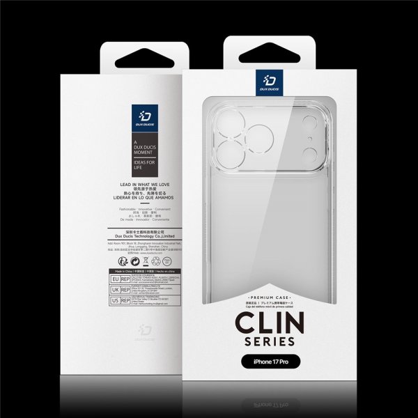 Dux Ducis iPhone 17 Pro Cover Clin Series Transparent