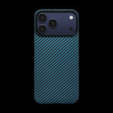 Pitaka iPhone 17 Pro Cover Edge Black/Blue Twill