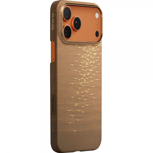 Pitaka iPhone 17 Pro Cover Edge Golden Glint