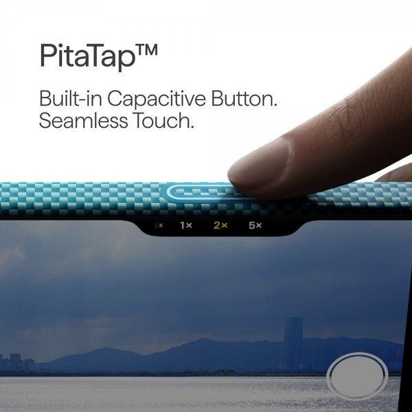 Pitaka iPhone 17 Pro Cover Edge Lucid Blue