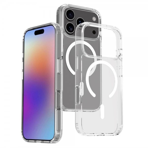 Nordic Covers iPhone 17 Pro Cover Feather Series MagSafe Transparent