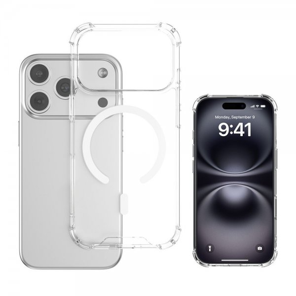 4smarts iPhone 17 Pro Cover Ibiza MagSafe Gennemsigtig