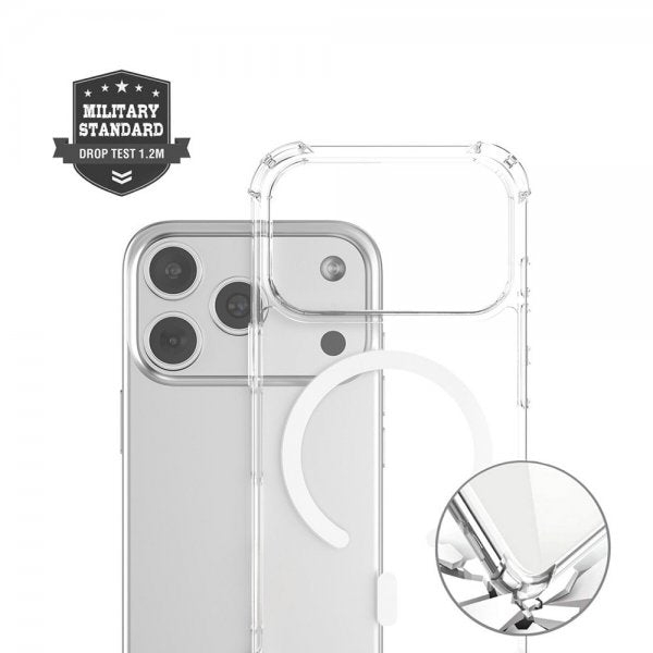 4smarts iPhone 17 Pro Cover Ibiza MagSafe Gennemsigtig