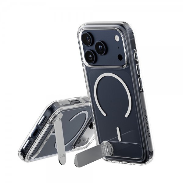 CARE by PanzerGlass iPhone 17 Pro Cover Kickstand MagSafe Transparent