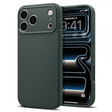 Spigen iPhone 17 Pro Cover Liquid Air Abyss Green