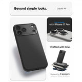 Spigen iPhone 17 Pro Cover Liquid Air Matte Black