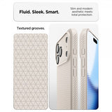 Spigen iPhone 17 Pro Cover Liquid Air Natural Titanium