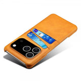 iPhone 17 Pro Cover med to Kortlommer Lysebrun