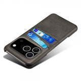 iPhone 17 Pro Cover med to Kortlommer Sort