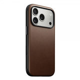 Nomad iPhone 17 Pro Cover Modern Leather Case Brun