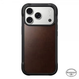 Nomad iPhone 17 Pro Cover Modern Læder Etui Horween Rustic Brown