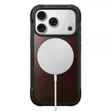 Nomad iPhone 17 Pro Cover Modern Læder Etui Horween Rustic Brown