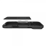 Spigen iPhone 17 Pro Cover Optik Armor MagFit Sort