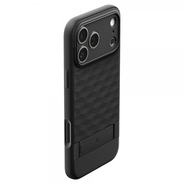 Spigen iPhone 17 Pro Cover Parallax S MagFit Matte Black