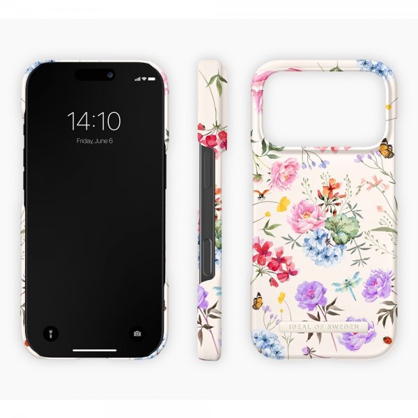 Ideal of Sweden iPhone 17 Pro Cover Printed Case MagSafe Forever Flower