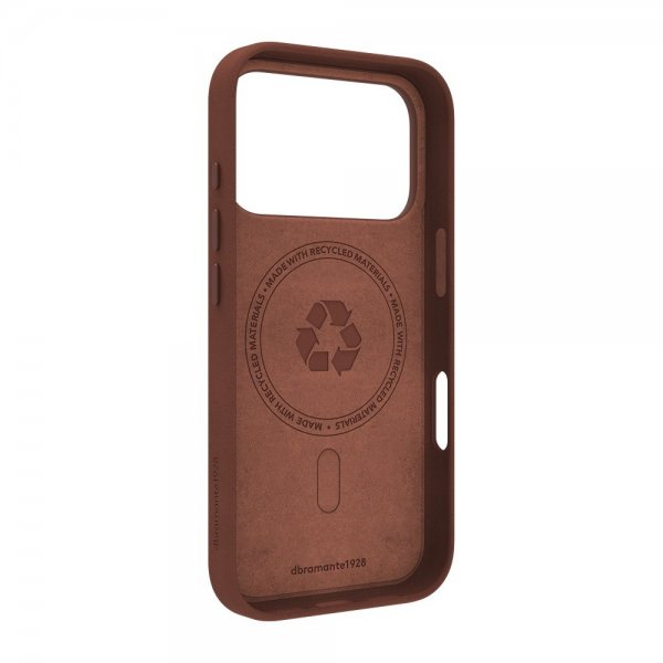 dbramante1928 iPhone 17 Pro Cover Roskilde MagSafe Dark Tan