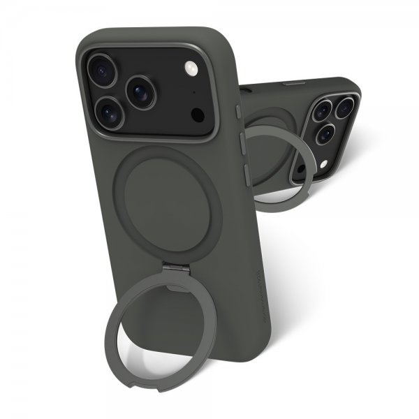 dbramante1928 iPhone 17 Pro Cover Roskilde MagSafe Kickstand ICON Forest Shadow