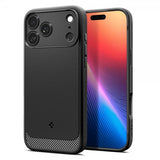 Spigen iPhone 17 Pro Cover Rugged Armor MagFit Mat Sort
