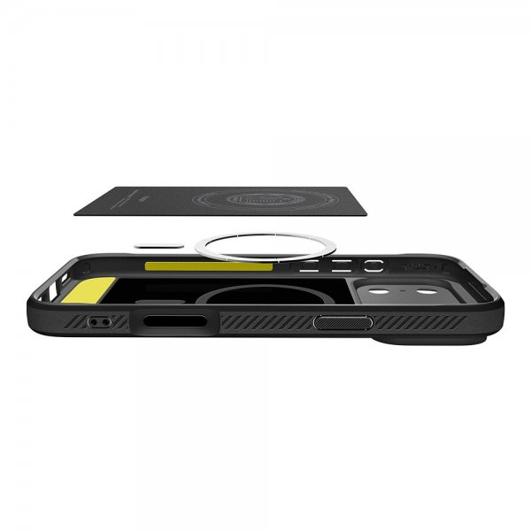 Spigen iPhone 17 Pro Cover Rugged Armor MagFit Mat Sort