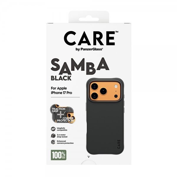 CARE by PanzerGlass iPhone 17 Pro Cover Samba MagSafe Sort