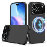 Nordic Covers iPhone 17 Pro Cover Silikone Feather Series MagSafe Raven Black