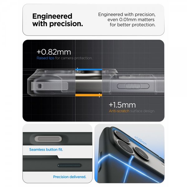 Spigen iPhone 17 Pro Cover Silicone Fit MagFit Abyss Green
