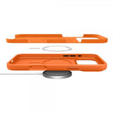Spigen iPhone 17 Pro Cover Silicone Fit MagFit Cosmic Orange